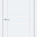 Двері міжкімнатні DOORS Smart С018G Емаліт білий (ПВХ)